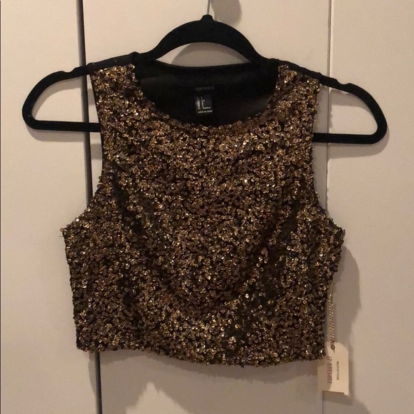 EVERYTHING MUST GO!!! Forever 21 Crop Top - Picture 1 of 3